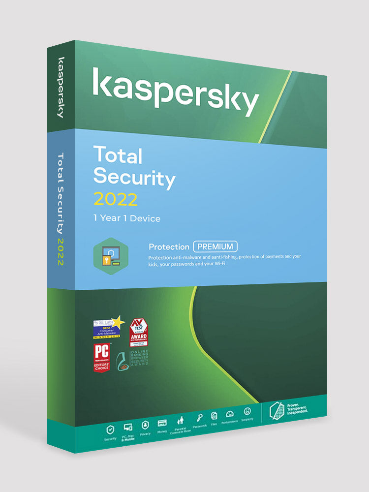Kaspersky Total Security 2023 (1 år-1 enhed - digital levering ) - dansk