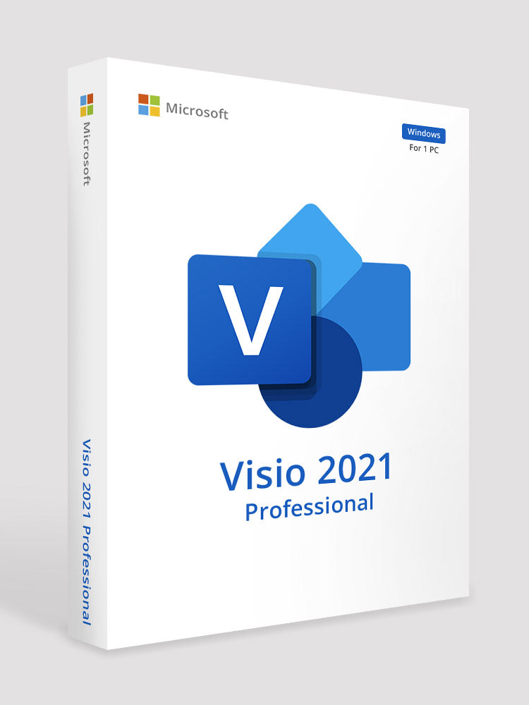 Microsoft Visio 2021 Professional (PC) - Digital levering - Dansk